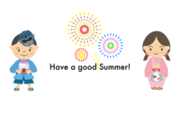 Summer festival summer greetings