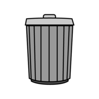 シンプルなゴミ箱アイコン