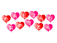 Heart balloon (Congratulations on your birthday)