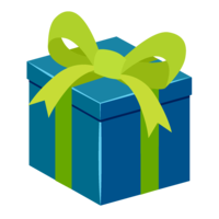 Blue gift box