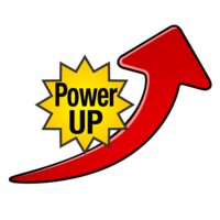 Power UP arrow