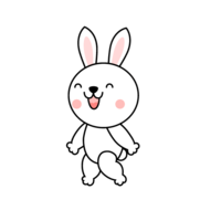 走路的兔子