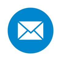 圆形邮件图标