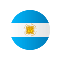 アルゼンチン国旗(円形)