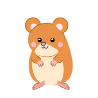 可愛いハムスターキャラ