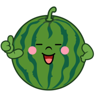 いいね！するスイカキャラ