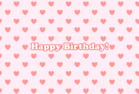 心形壁纸生日卡片