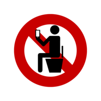 トイレスマホ禁止
