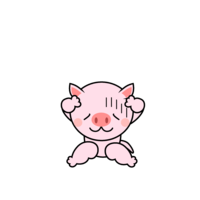 Shock pig character