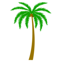 一本のヤシの木