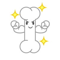 丈夫な骨キャラ