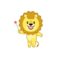 説明するライオン