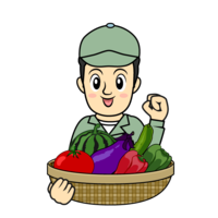 Male vegetable farmer