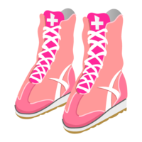 ピンクロングスニーカー