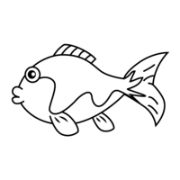 Goldfish (line art)