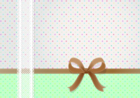 Cute background illustration (ribbon and lace)