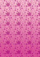 桜和風系：紫桜と流水紋背景柄