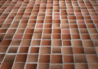 Perspective brick tile-background