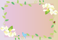 Enju Summer flower frame