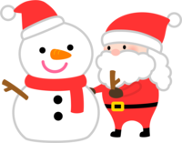 Cute Santa Claus (make a snowman)