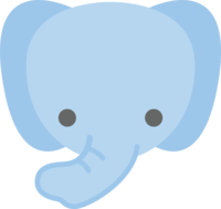 Cute elephant (face only face)