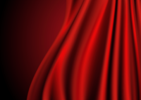 黑色红色华丽的丝绸布背景