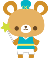 Bear Tanabata (Hikoboshi with a star) Animal