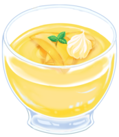 Mango pudding-food