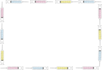 Injection frame illustration-Hospital