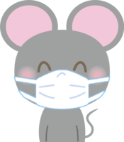 Mouse mask 'smile'