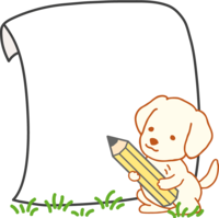 Labrador-Retriever-Memo writing frame