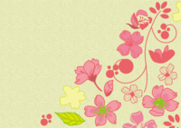 Sakura illustration-Spring background (Japanese style design)