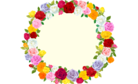 Luxury rose decoration-frame material-decorative frame background