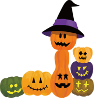 Fashionable (ghost pumpkin horn decoration) Halloween