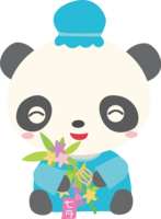 パンダ-七夕-かわいい動物