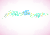 Cute background illustration (flower line)