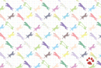 Fashionable dog (pattern) background