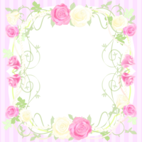 Rose decoration Invitation card-Card-Frame-Enclosed m