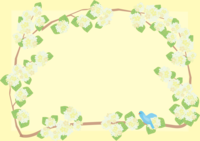 Odemari Spring flower frame