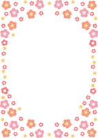 Vertical frame Frame pop cherry blossoms-Spring