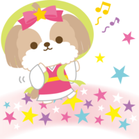 Shih Tzu (dog) Tanabata (weaving princess singing in the Milky Way) Animal