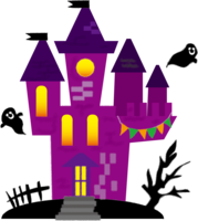 Halloween castle (mysterious ghost)