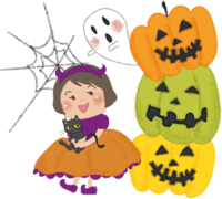 かわいいハロウィン(かぼちゃタワー)