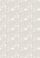 Cute flower and apple pattern (vertical) Simple background