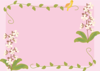 Ebine Spring flower frame