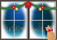 Christmas-Window-Background