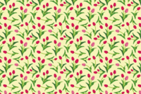 Tulip floral background illustration-Spring