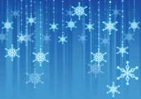 Winter pattern illustration (snowflake ornament)