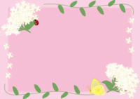 Mizuki Spring flower frame