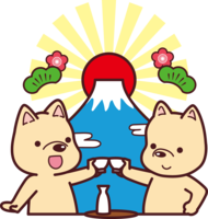 戌-かわいい1月新年会(犬の歓迎会編)